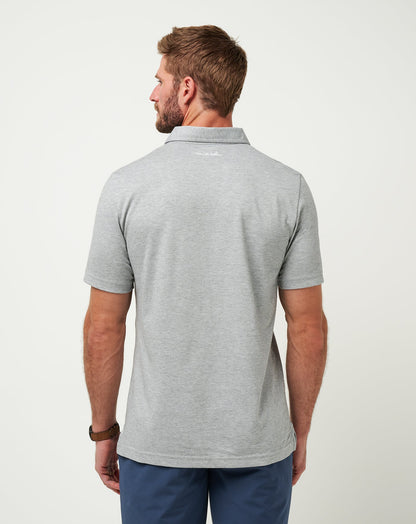 Los Angeles Dodgers The Zinna Polo Heather Grey | Travis Mathew Trending
