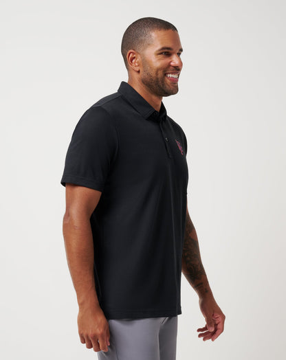 New York Mets Playoff Pitch Polo Black | Travis Mathew Deals