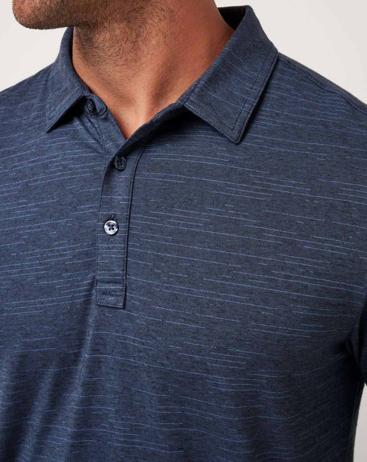 New York Yankees The Heater Polo Vintage Indigo/Black | Travis Mathew Featured