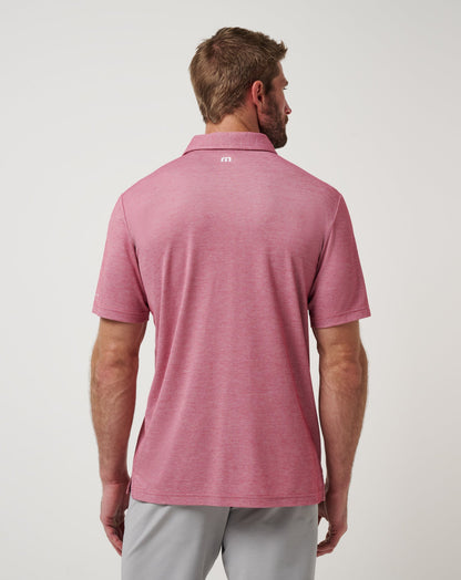 Cincinnati Reds Playoff Pitch Polo Heather Red | Travis Mathew Hot Sale