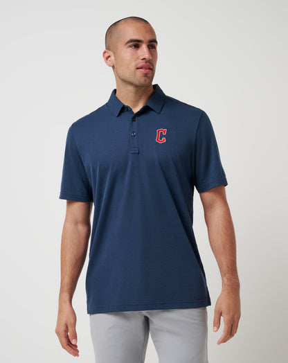 Cleveland Guardians Playoff Pitch Polo Navy | Travis Mathew Best Price