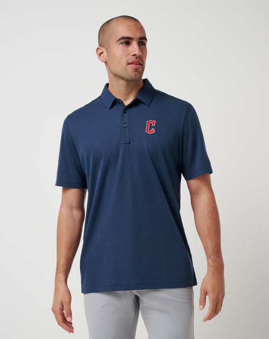 Cleveland Guardians Playoff Pitch Polo Navy | Travis Mathew Best Price
