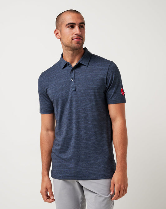 Boston Red Sox The Heater Polo Vintage Indigo/Black | Travis Mathew Featured