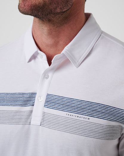 Seattle Mariners Top Recruit Polo White | Travis Mathew Trending