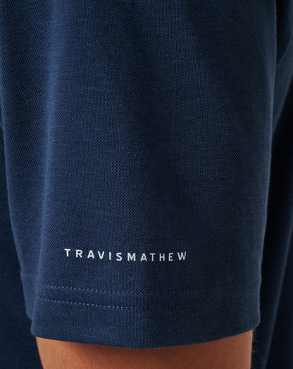 Boston Red Sox Playoff Pitch Polo Navy | Travis Mathew Everyday