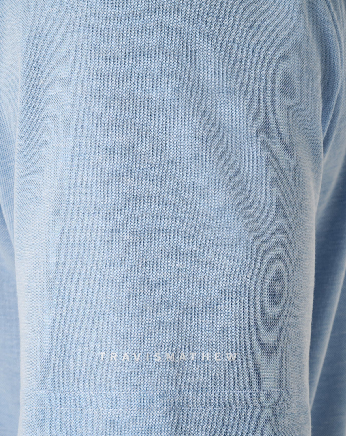 Texas Rangers Playoff Pitch Polo Heather Blue | Travis Mathew Essential