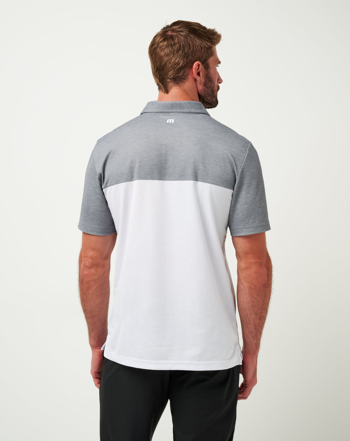 USC The Rudds 2.0 Polo Heather Quiet Shade/White | Travis Mathew Premium