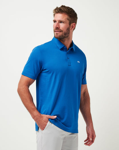 Chicago Cubs Club Rules Polo Classic Blue | Travis Mathew Trusted