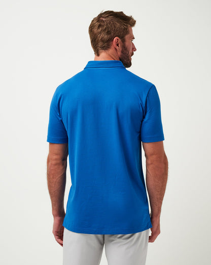 Chicago Cubs Club Rules Polo Classic Blue | Travis Mathew Trusted