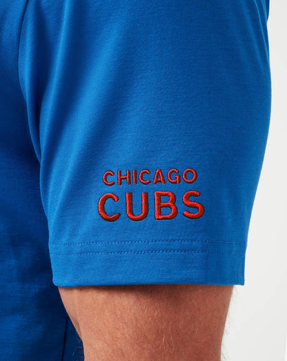 Chicago Cubs Club Rules Polo Classic Blue | Travis Mathew Trusted