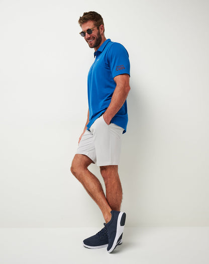 Chicago Cubs Club Rules Polo Classic Blue | Travis Mathew Trusted