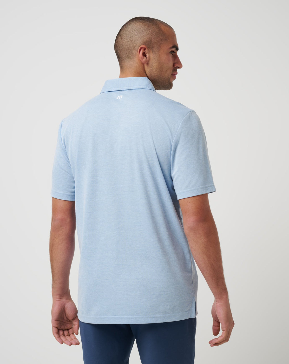 Kansas City Royals Playoff Pitch Polo Heather Blue | Travis Mathew Recommended