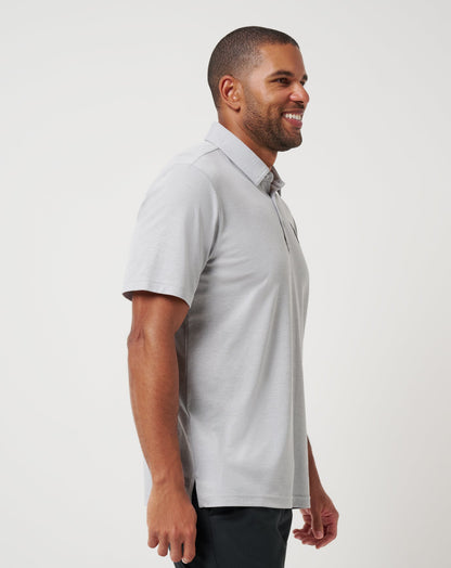 San Francisco Giants Playoff Pitch Polo Heather Grey | Travis Mathew Hot Sale