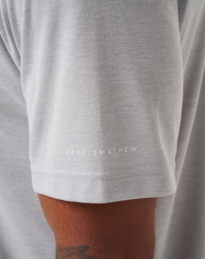 San Francisco Giants Playoff Pitch Polo Heather Grey | Travis Mathew Hot Sale