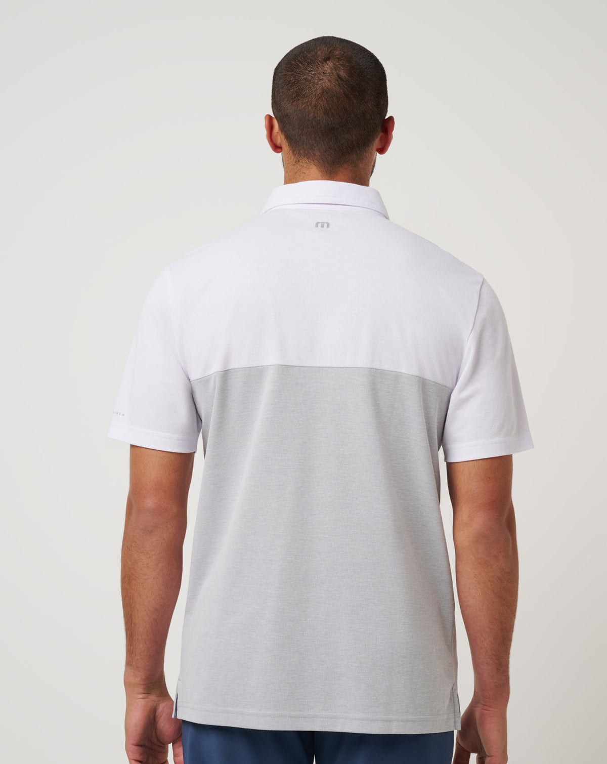Chicago Cubs Home Run Leader Polo White/Heather Grey | Travis Mathew Special Offer