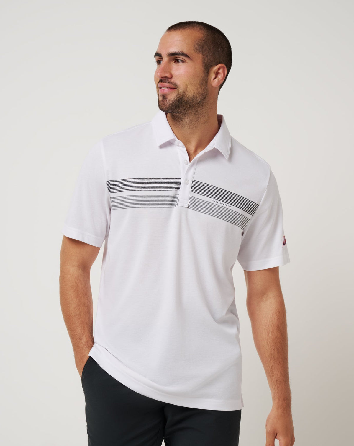 New York Mets Top Recruit Polo White | Travis Mathew Exclusive