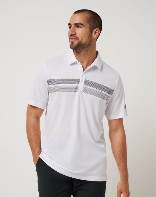 New York Mets Top Recruit Polo White | Travis Mathew Exclusive