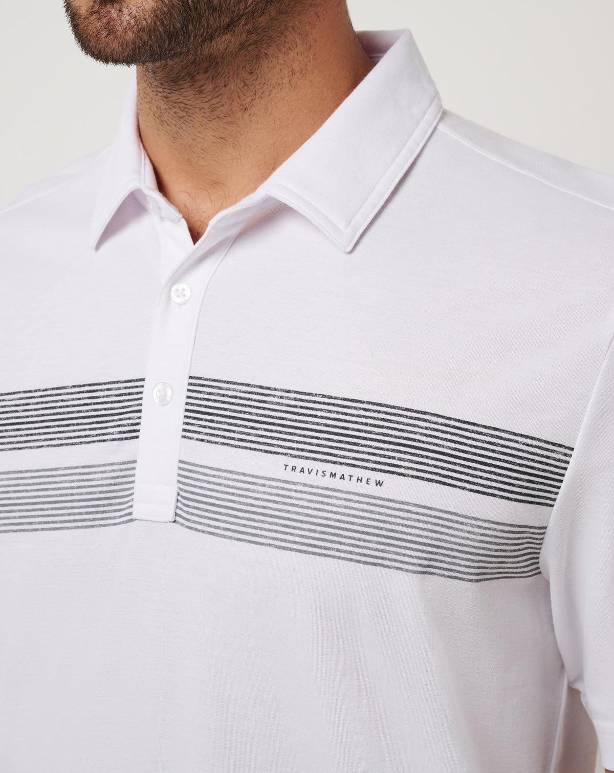New York Mets Top Recruit Polo White | Travis Mathew Exclusive