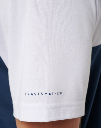 Boston Red Sox Home Run Leader Polo White/Navy | Travis Mathew Exclusive