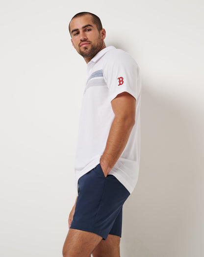 Boston Red Sox Top Recruit Polo White | Travis Mathew Premium