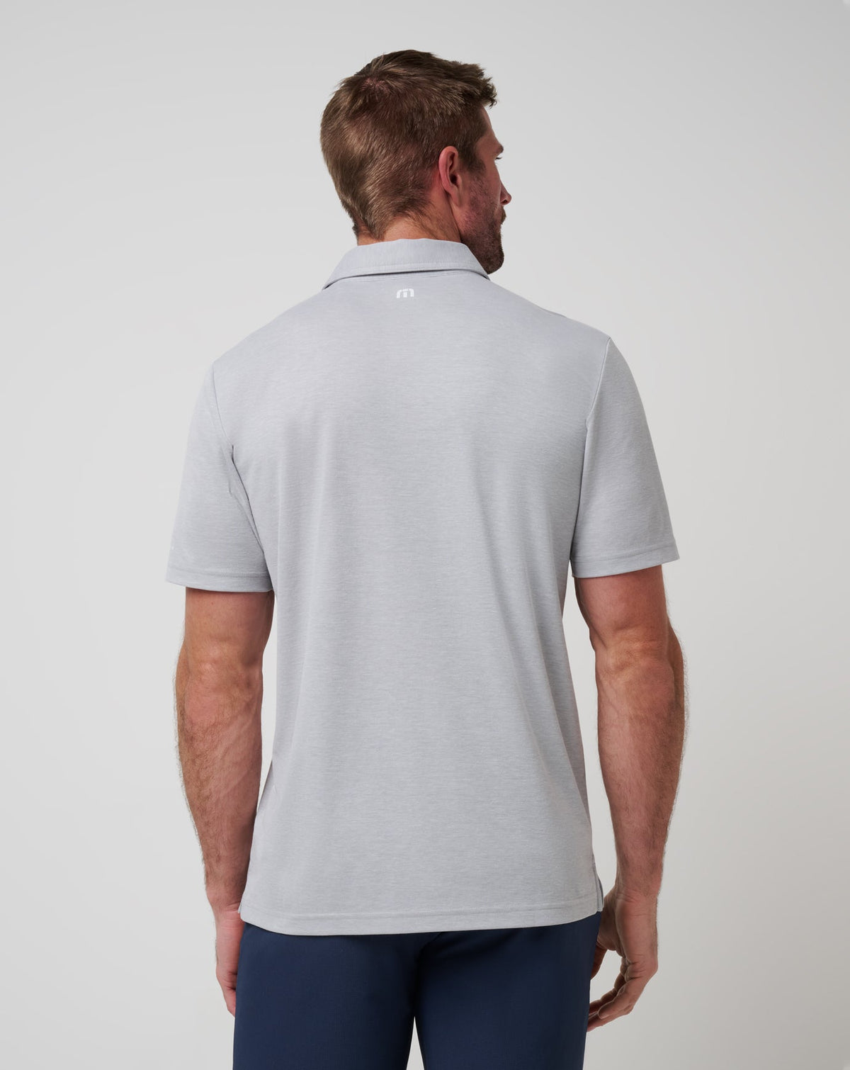 Atlanta Braves Playoff Pitch Polo Heather Grey | Travis Mathew Best Seller