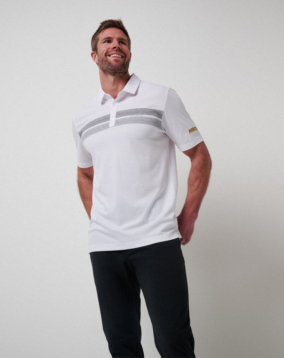 San Diego Padres Top Recruit Polo White | Travis Mathew Best Price
