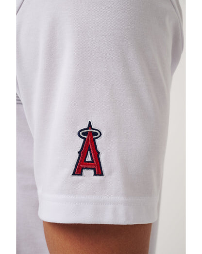 Los Angeles Angels Top Recruit Polo White | Travis Mathew Customer Favorite