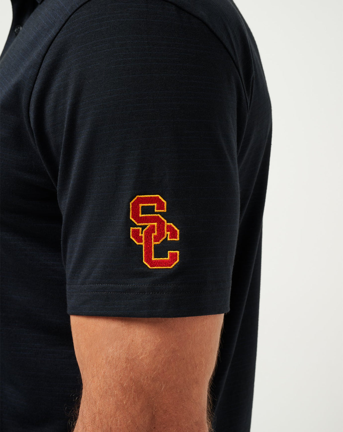 USC The Heater Polo Black | Travis Mathew Sale