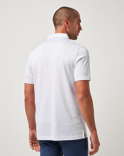 Chicago Cubs The Zinna Polo White | Travis Mathew Best Seller
