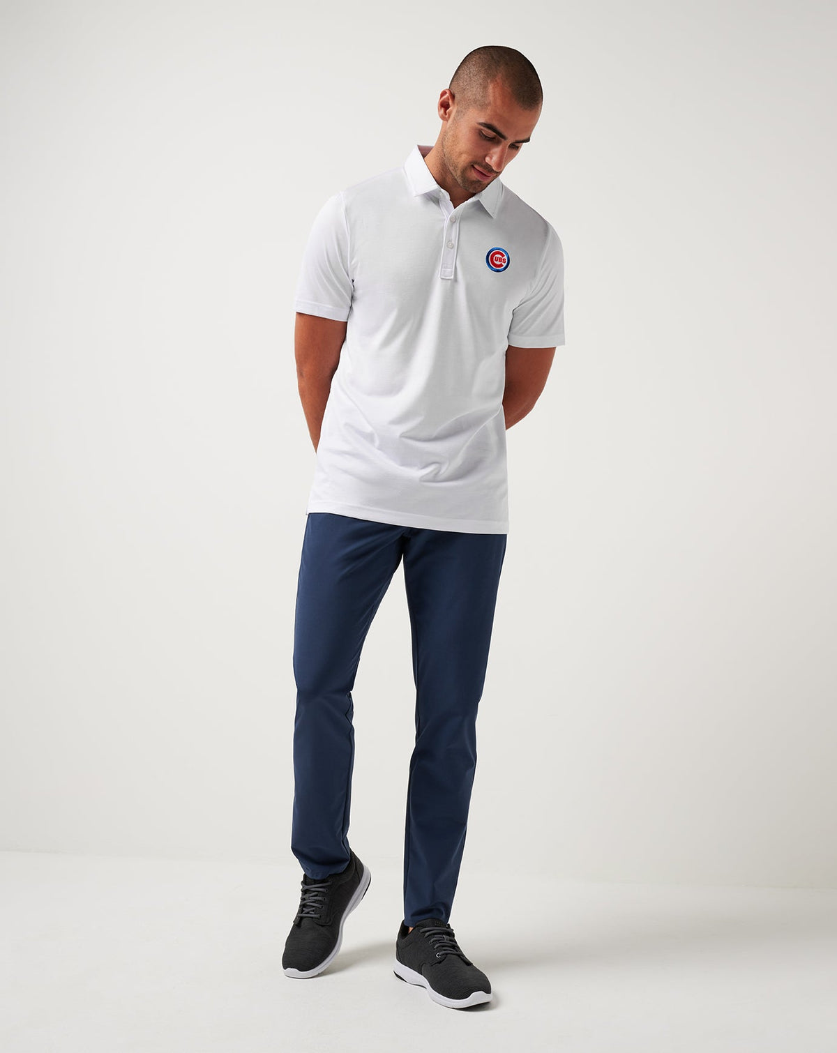Chicago Cubs The Zinna Polo White | Travis Mathew Best Seller