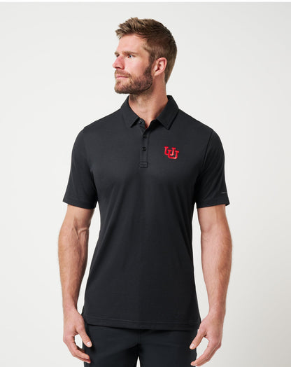 Utah School Pride Polo Black | Travis Mathew Top Pick