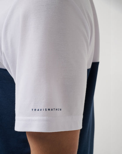 Toronto Blue Jays Home Run Leader Polo White/Navy | Travis Mathew Best Price