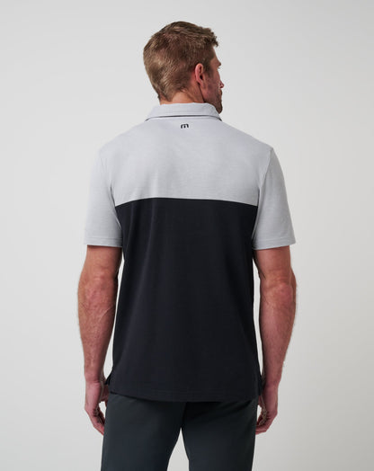 Cincinnati Reds Home Run Leader Polo Heather Grey/Black | Travis Mathew Customer Favorite