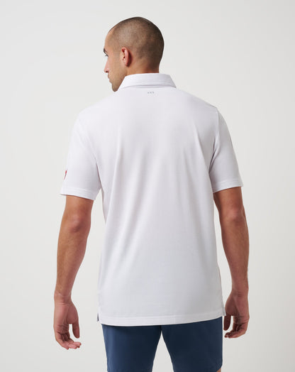 Washington Nationals Top Recruit Polo White | Travis Mathew Signature