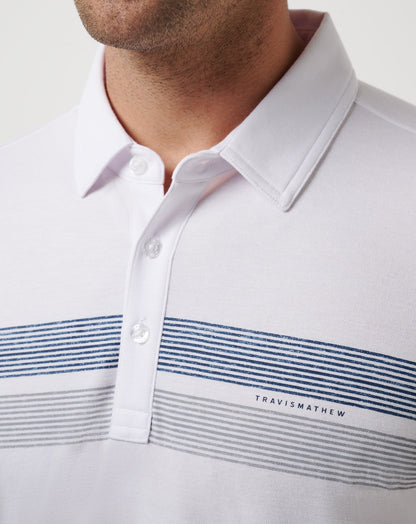 Washington Nationals Top Recruit Polo White | Travis Mathew Signature