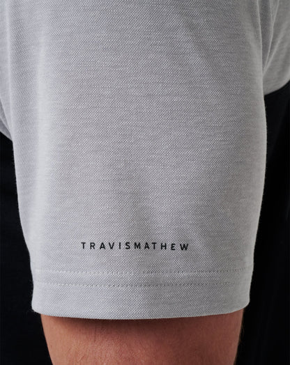Pittsburgh Pirates Home Run Leader Polo Heather Grey/Black | Travis Mathew Popular