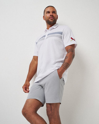 St Louis Cardinals Top Recruit Polo White | Travis Mathew Signature