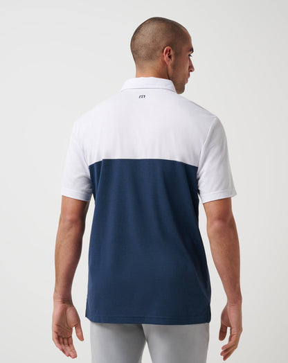 Atlanta Braves Home Run Leader Polo White/Navy | Travis Mathew Top Pick