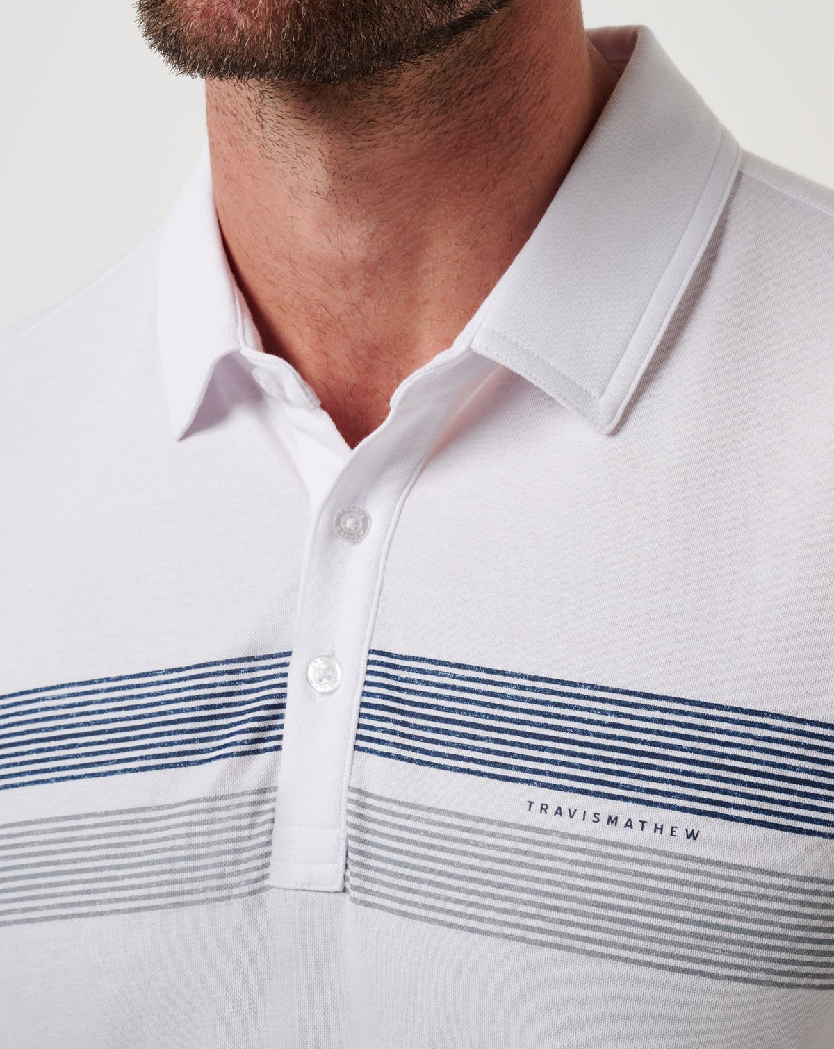 Atlanta Braves Top Recruit Polo White | Travis Mathew Great Value