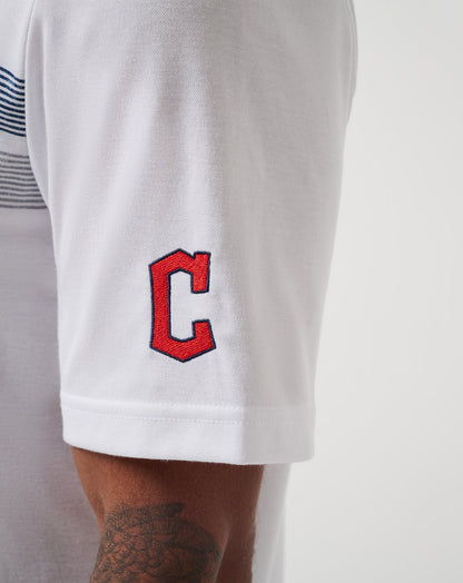 Cleveland Guardians Top Recruit Polo White | Travis Mathew Best Seller