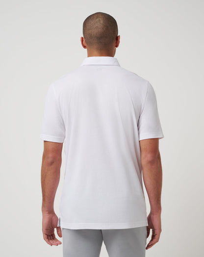 Chicago Cubs Top Recruit Polo White | Travis Mathew Trending