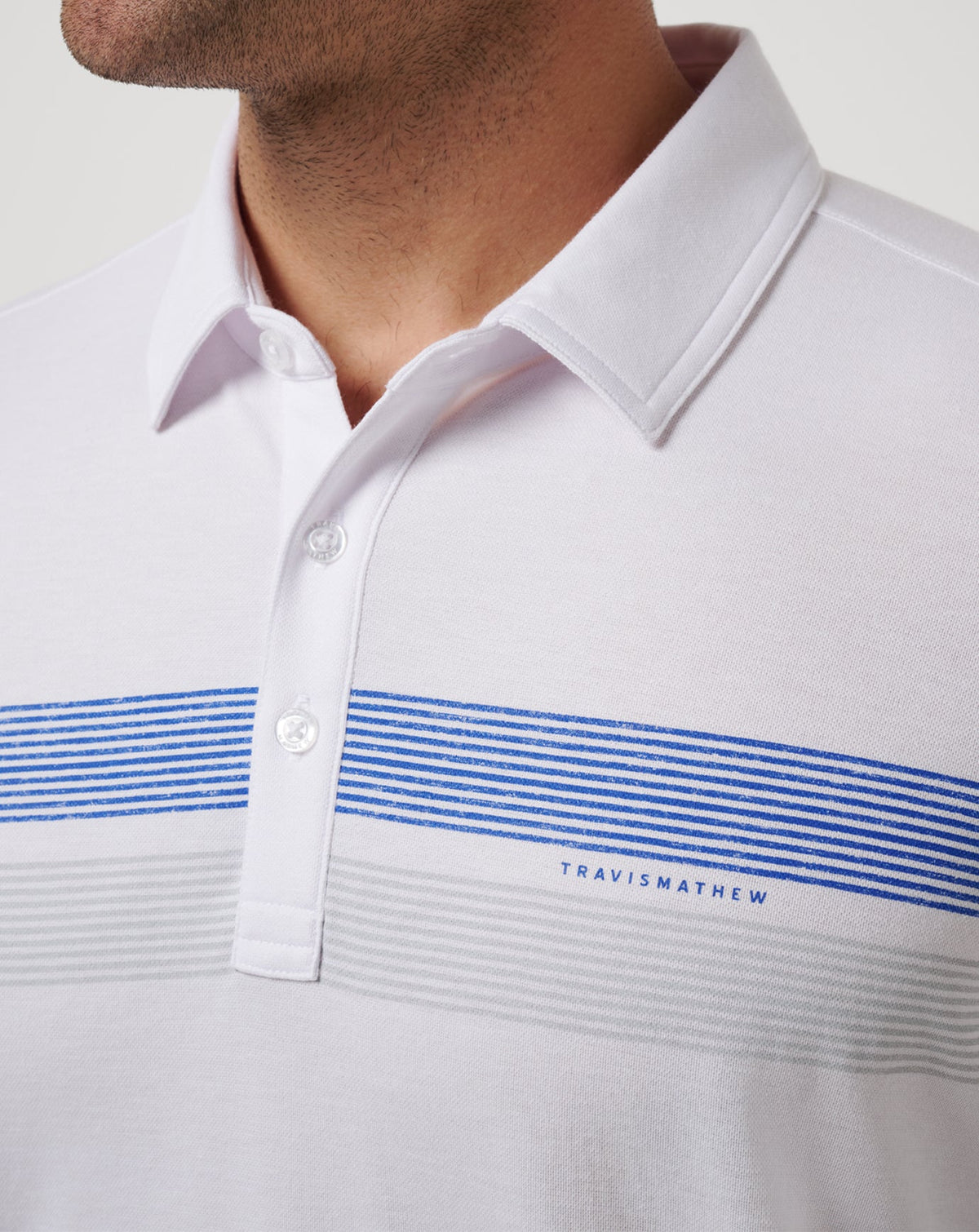 Chicago Cubs Top Recruit Polo White | Travis Mathew Trending