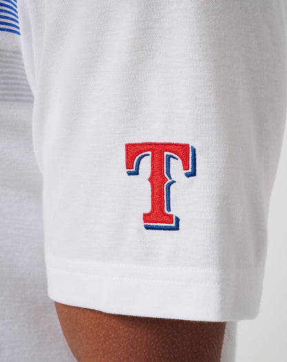 Texas Rangers Top Recruit Polo White | Travis Mathew Trusted