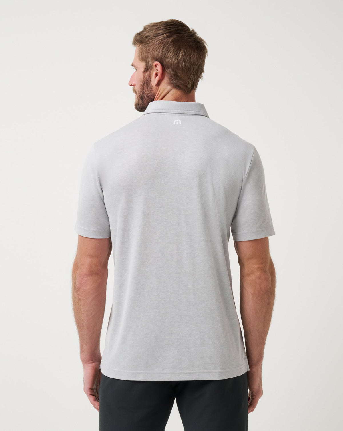 New York Mets Playoff Pitch Polo Heather Grey | Travis Mathew Top Pick