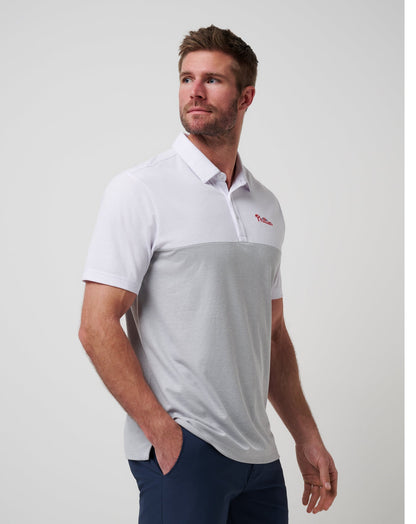 Philadelphia Phillies Home Run Leader Polo White/Heather Grey | Travis Mathew Best Price