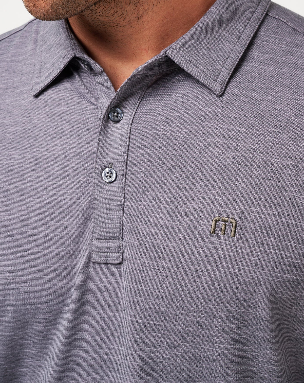 USC The Heater Polo Heather Microchip | Travis Mathew Featured