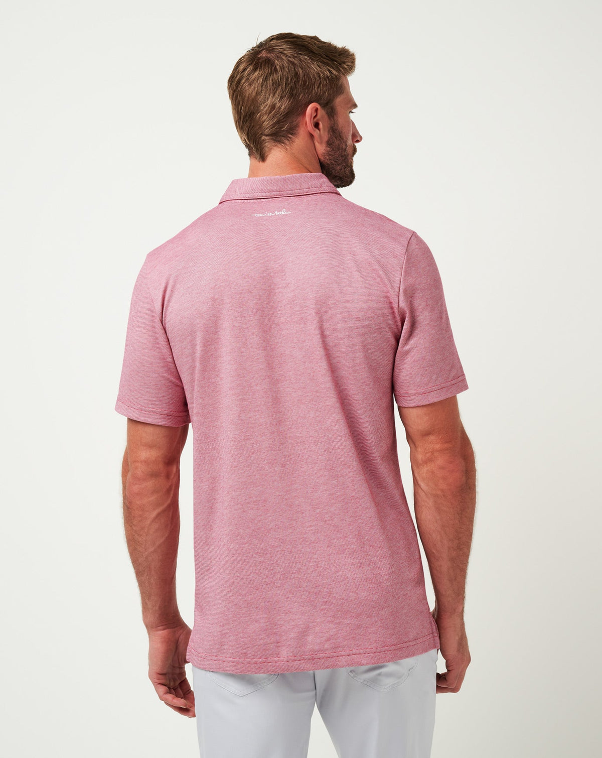 Texas Rangers The Zinna Polo Heather Cardinal | Travis Mathew Great Value