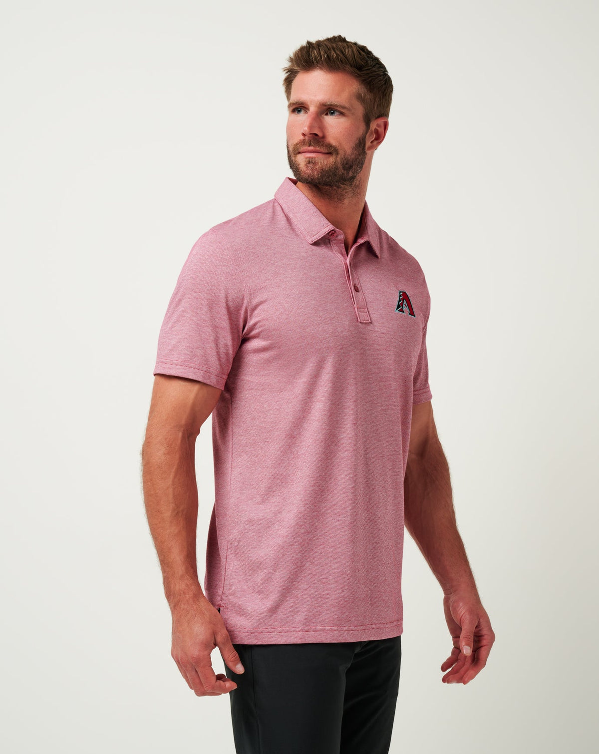Arizona Diamondbacks The Zinna Polo Heather Cardinal | Travis Mathew Recommended