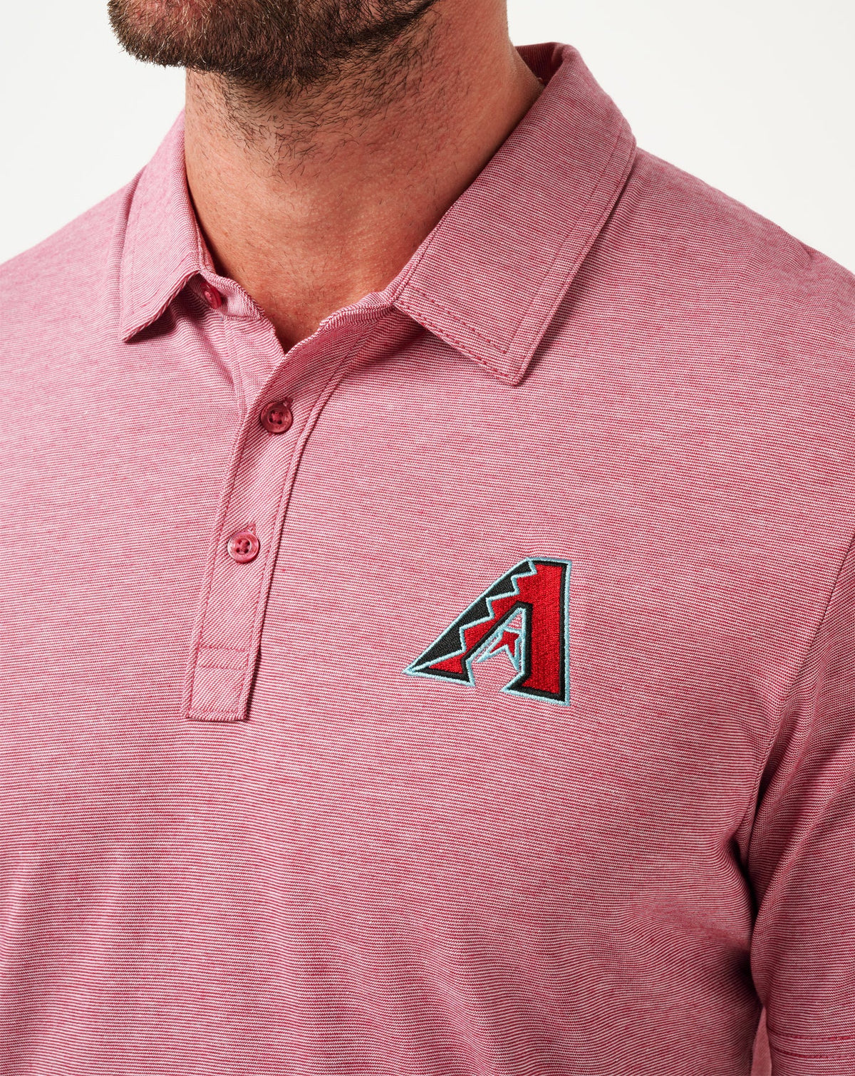Arizona Diamondbacks The Zinna Polo Heather Cardinal | Travis Mathew Recommended