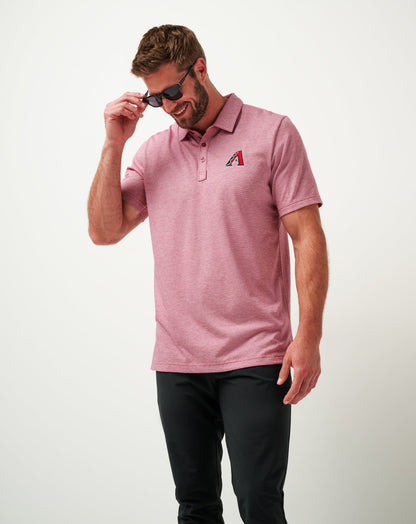Arizona Diamondbacks The Zinna Polo Heather Cardinal | Travis Mathew Recommended